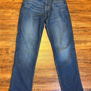 Hollister Jeans Size W 28 L 30 Slim Straight Blue Denim Pants Mid Rise